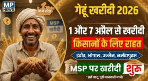 MP NEWS : मध्यप्रदेश में गेहूं MSP उपार्जन 2026 शुरू, इंदौर उज्जैन भोपाल और नर्मदापुरम में 1 अप्रैल से खरीदी, बाकी संभागों में 7 अप्रैल से पर खरीदी